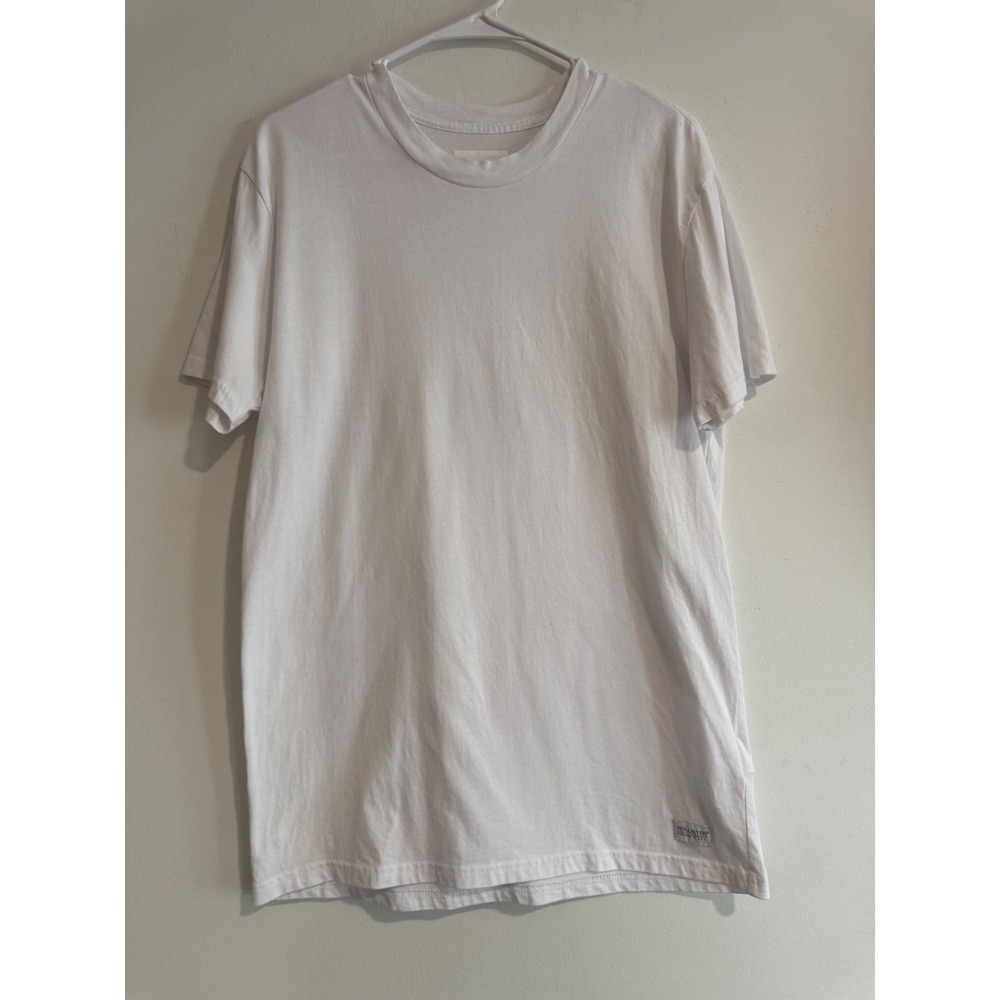 Hollister Relaxed Fit T-Shirt Mens Small White Short Sleeve Crew Neck